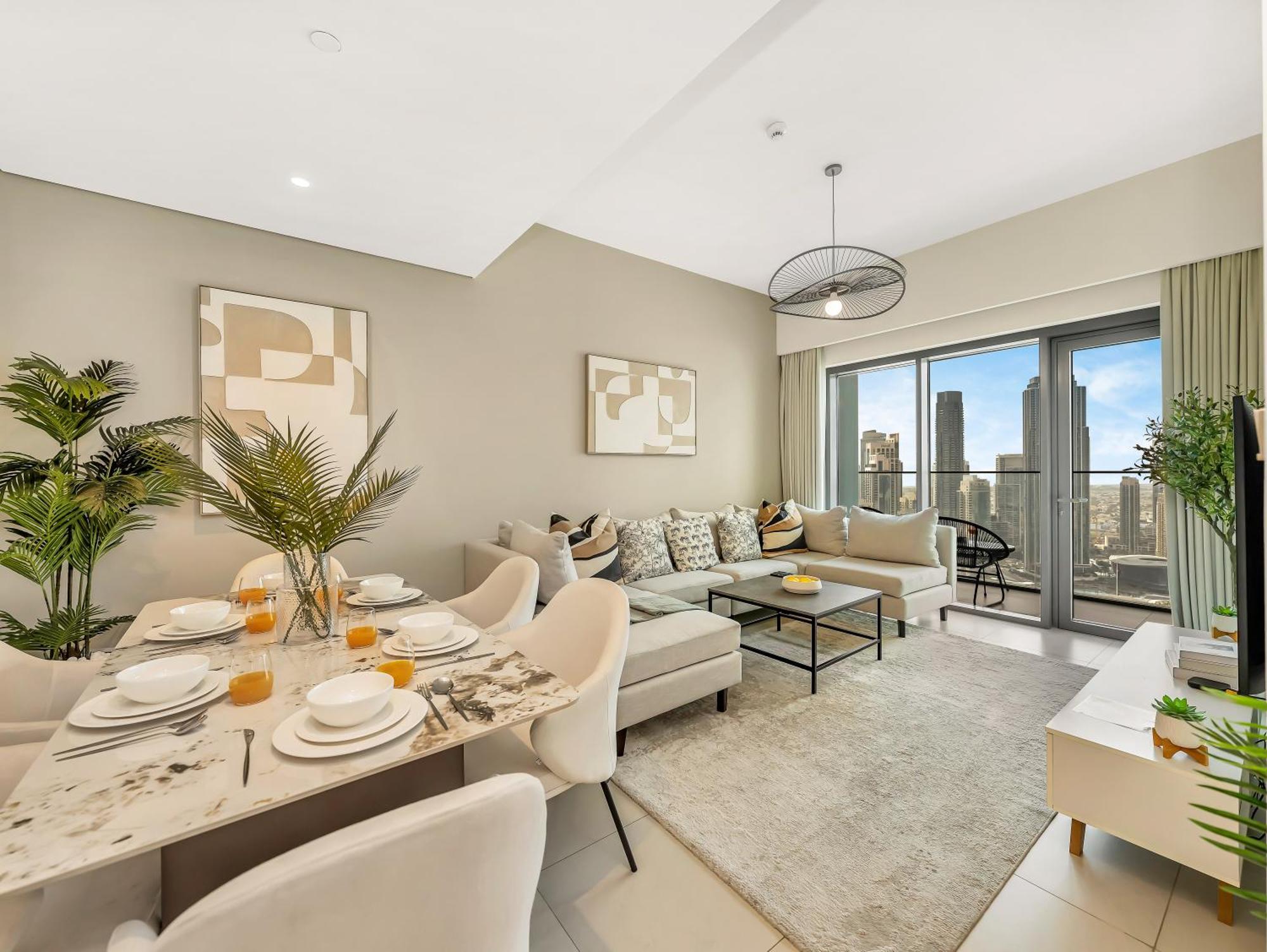 Burj Royale 3 Bedroom Full Burj Khalifa Fountain View Appartement *