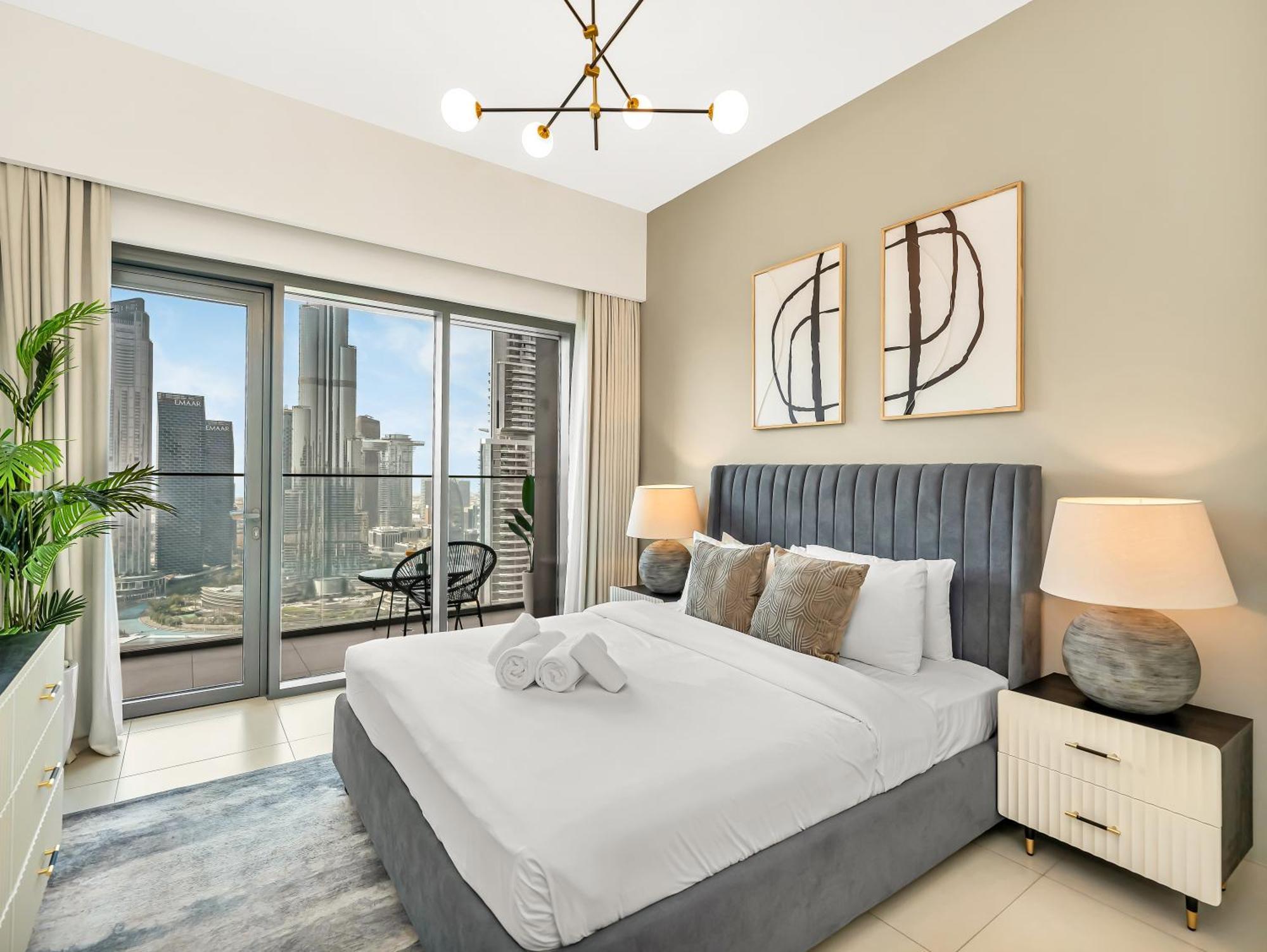Burj Royale 3 Bedroom Full Burj Khalifa Fountain View Appartement Dubai